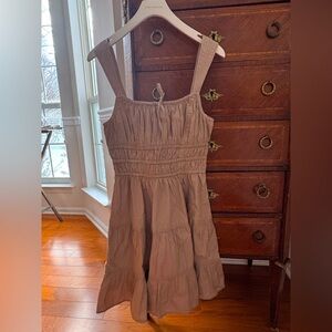 Aritzia Stylish Khaki Dress, Size 0